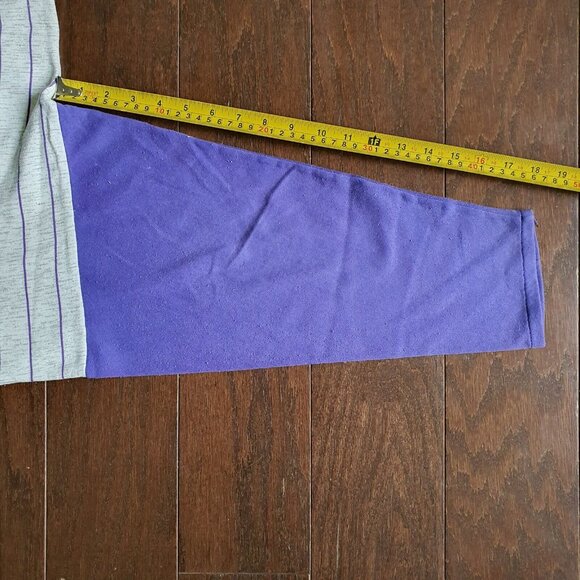 Vintage Quarter Back 3/4 Sleeve Stop Action Sports Wear Hooded Shirt - Picture 9 of 16